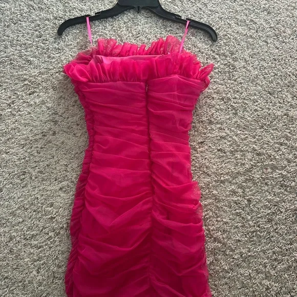 Pink Ruffled Dress - Picture 2 of 3